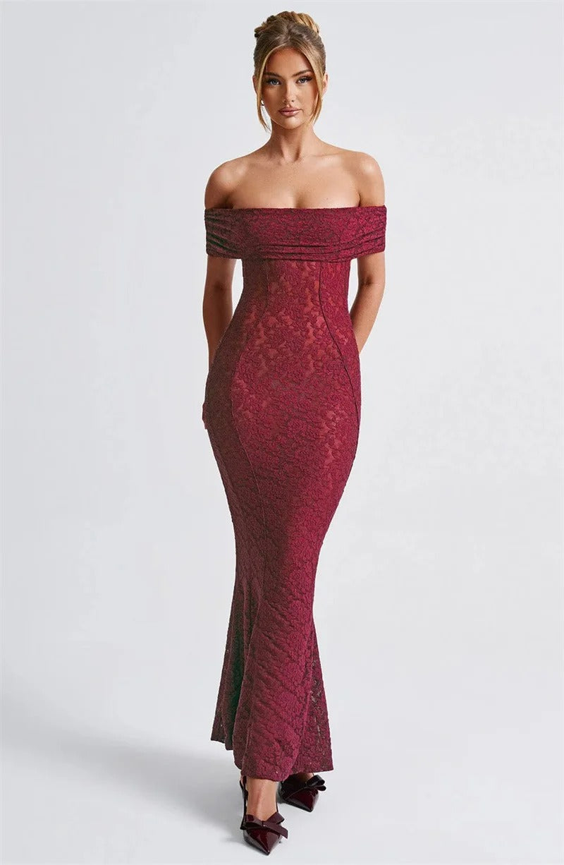 Hollow Out See Through Sexy Maxi Dress