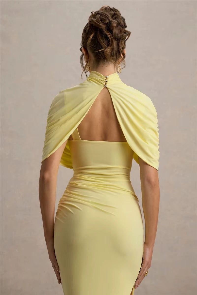 Affordable Backless Maxi Dress for Graduation & Evening Wear | US & Worldwide Shipping
