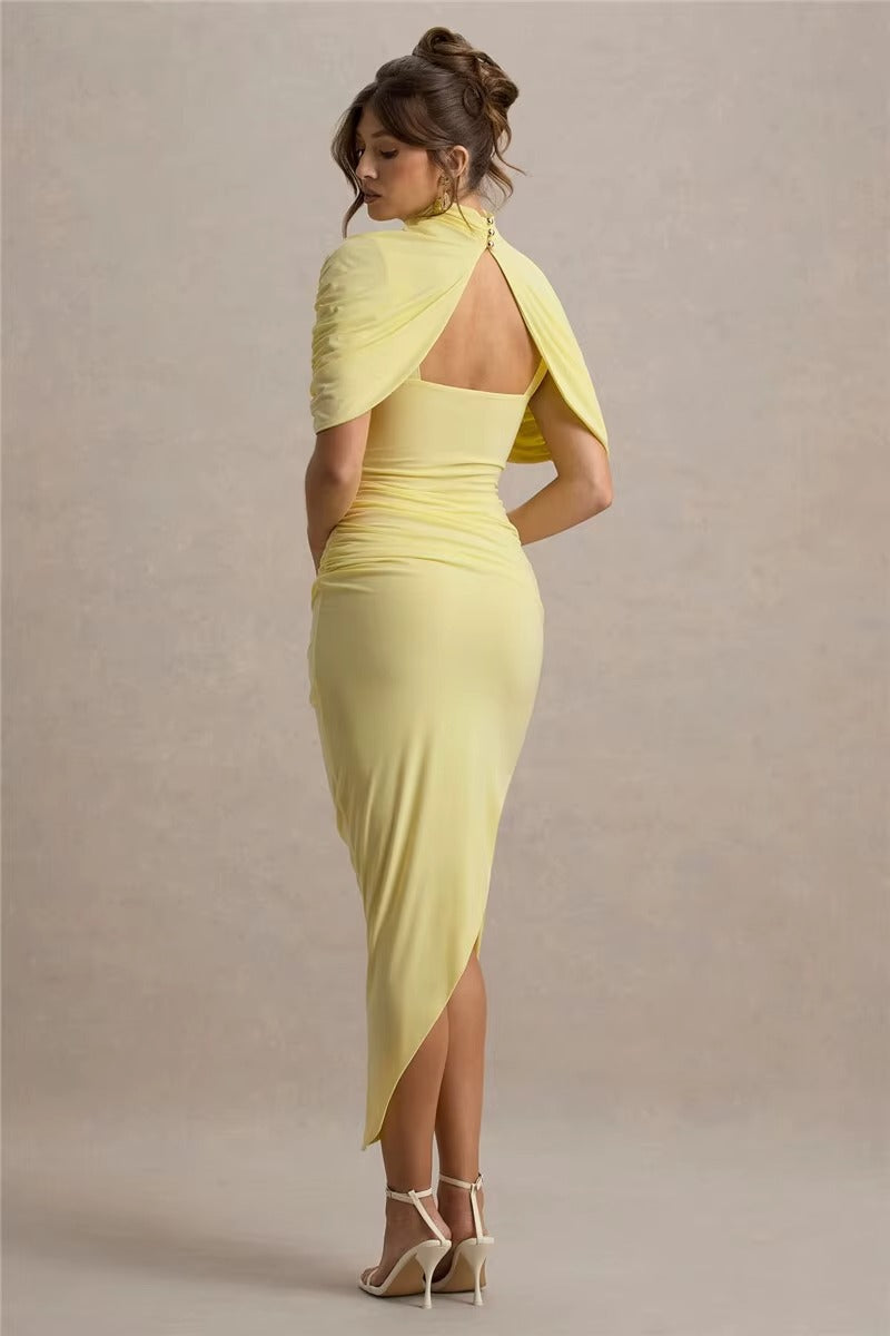 Affordable Backless Maxi Dress for Graduation & Evening Wear | US & Worldwide Shipping
