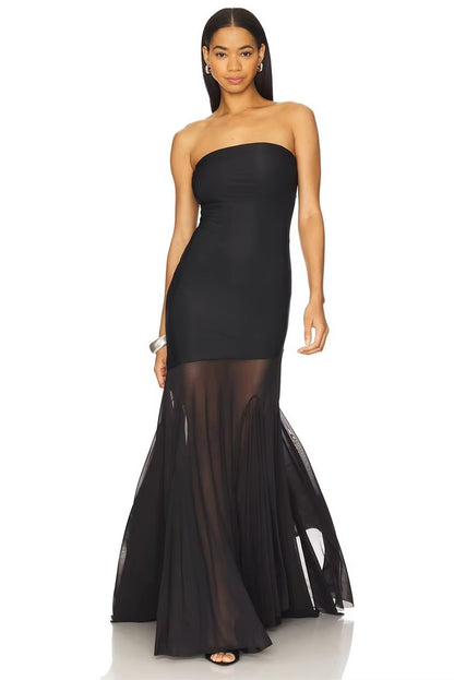 Off-shoulder Strapless Sexy Maxi Dress