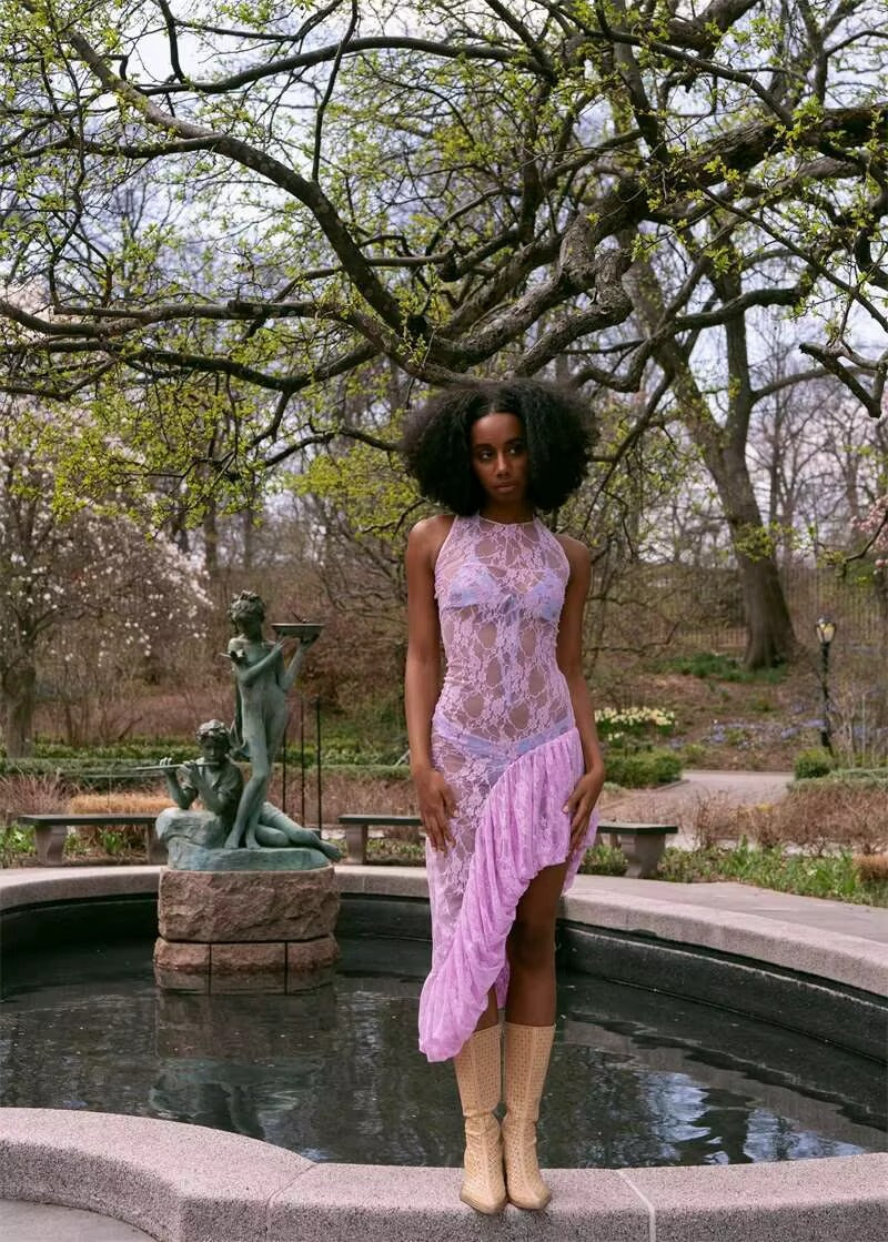 Affordable Lace Midi Dress for Wedding Guests | US & Worldwide Shipping