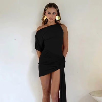 Сlara Backless Irregular Sexy Mini Dress