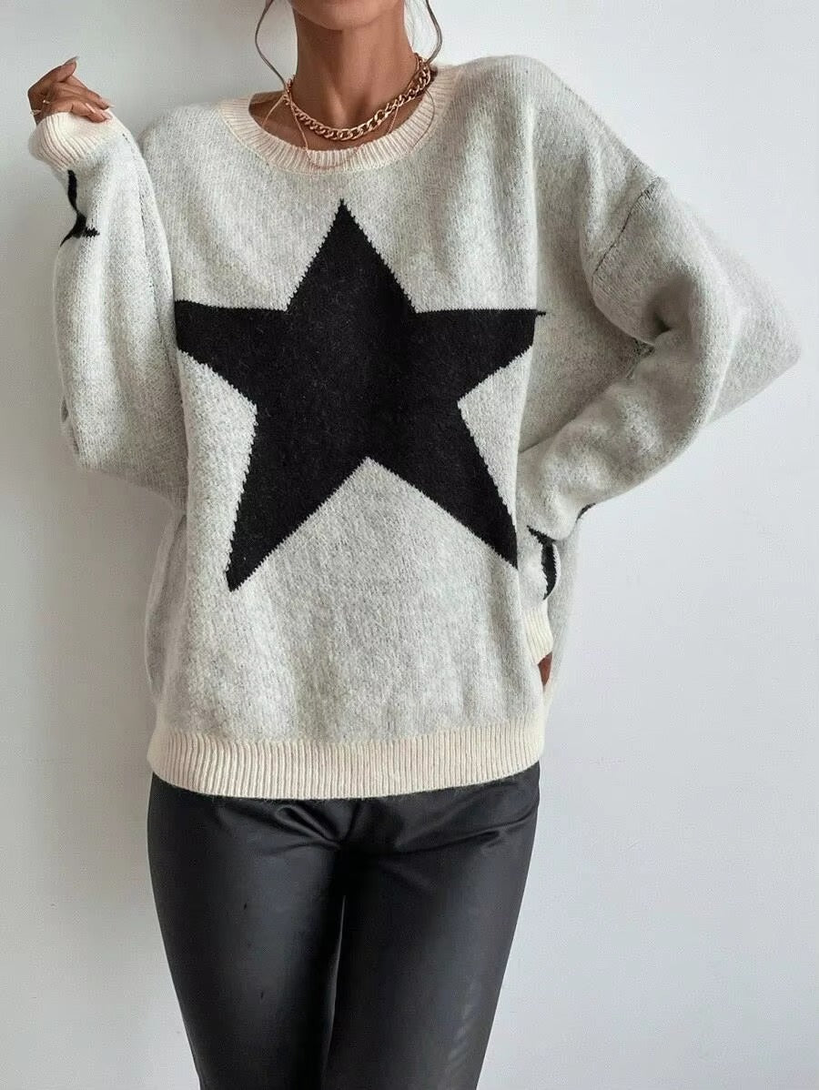 Autumn & Winter Women’s Elegant Wool Knitted Pullover