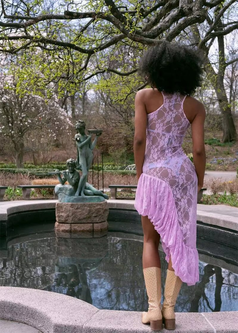 Affordable Lace Midi Dress for Wedding Guests | US & Worldwide Shipping