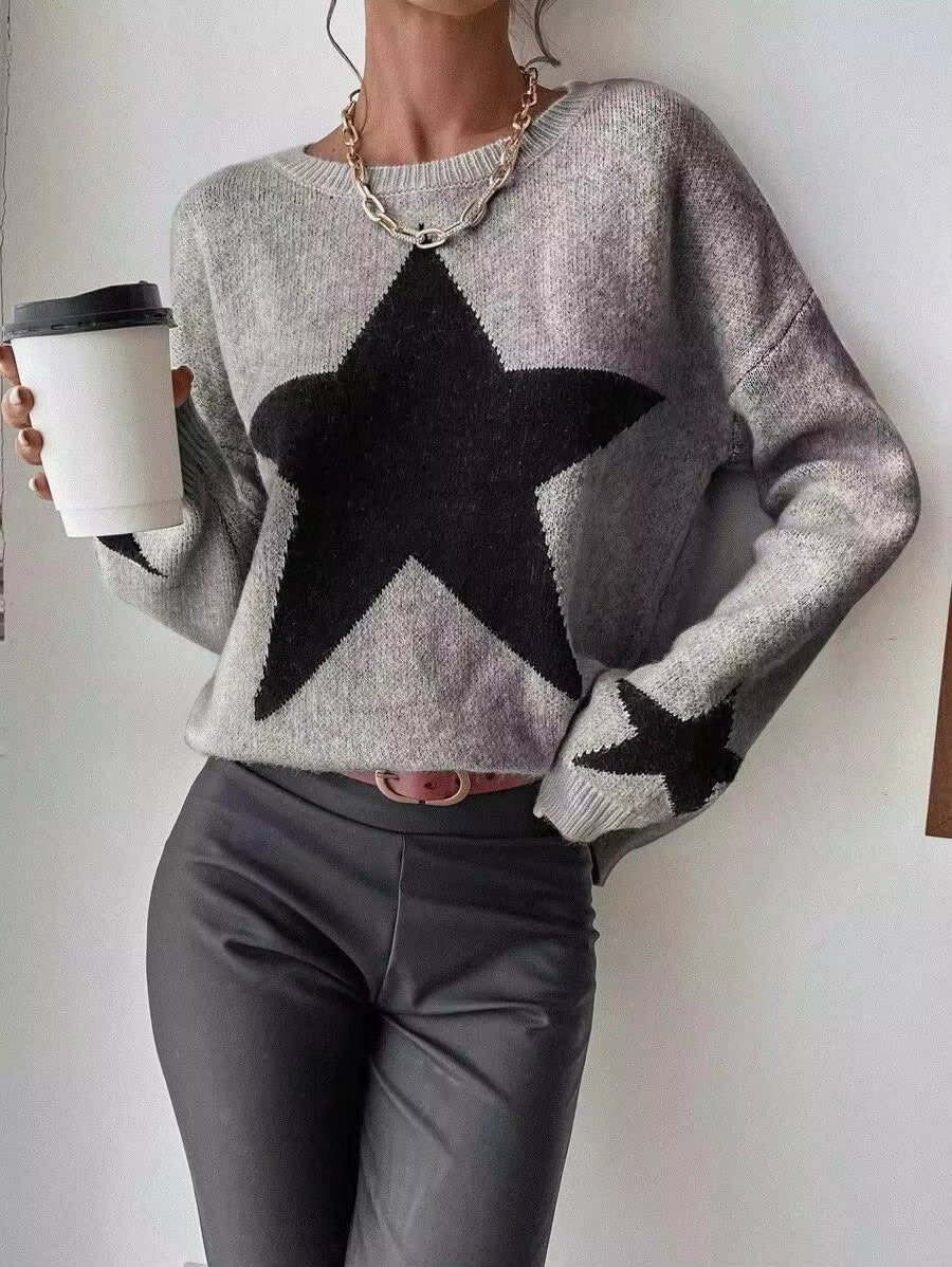 Autumn & Winter Women’s Elegant Wool Knitted Pullover