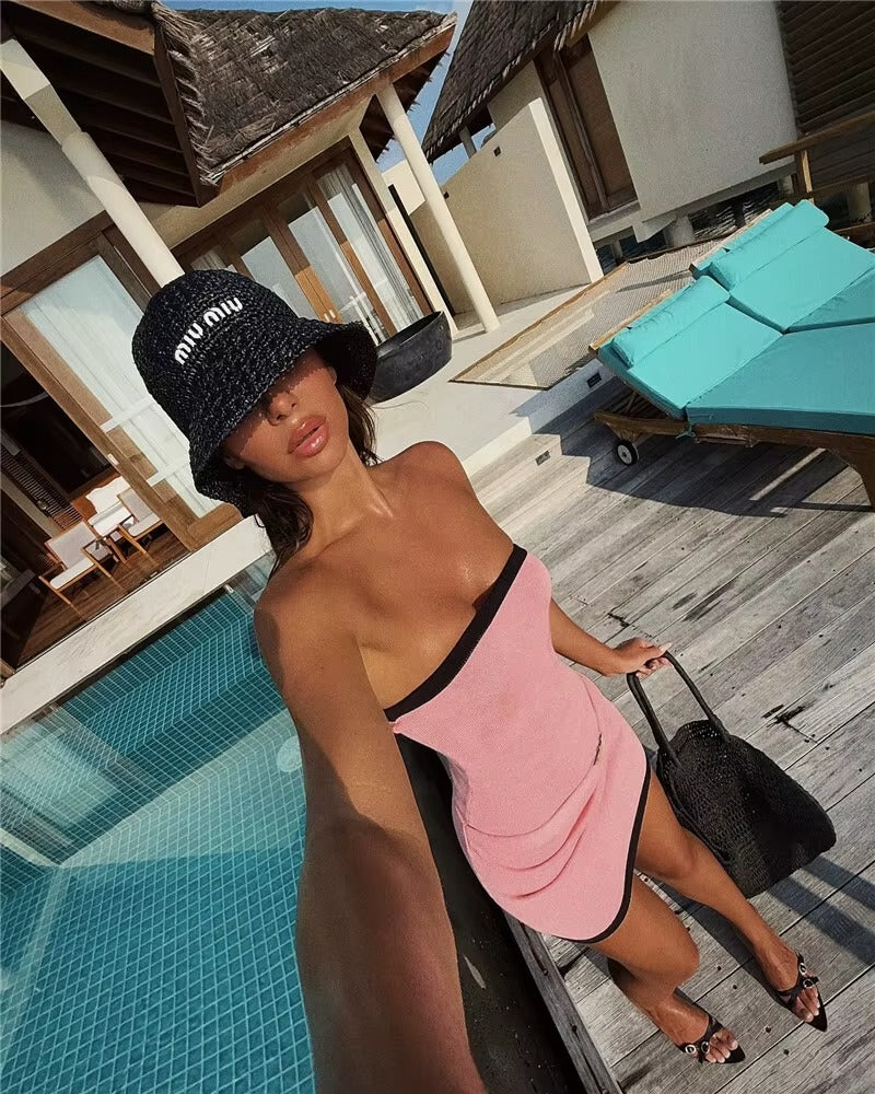 Lydia Strapless Sexy Knit Dress