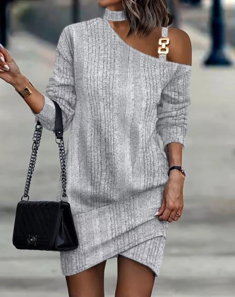 Mini A-Line Sweater Dress