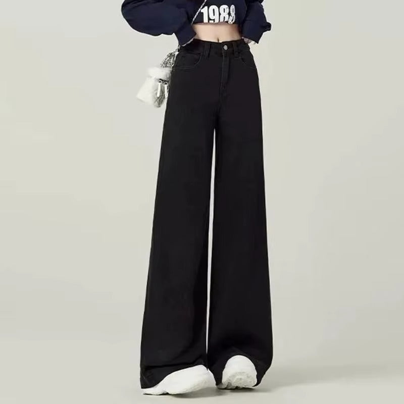 Girls Chic Baggy Wide Leg Jeans