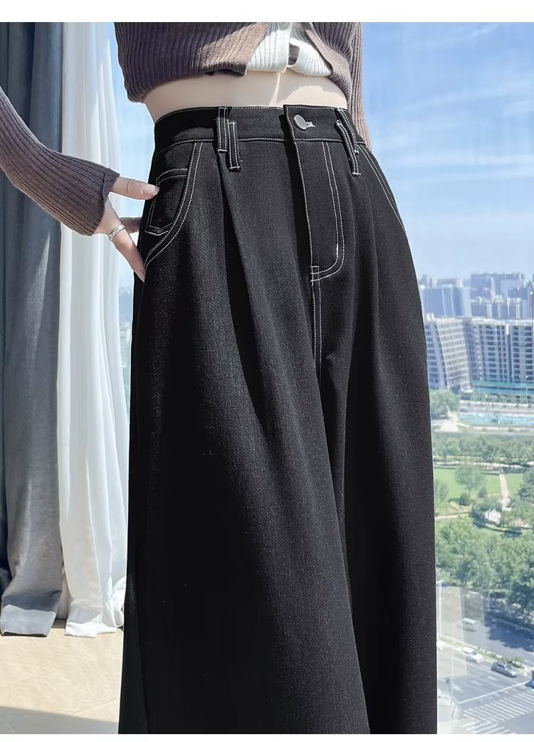 High Waist Wide Leg Jeans for Women