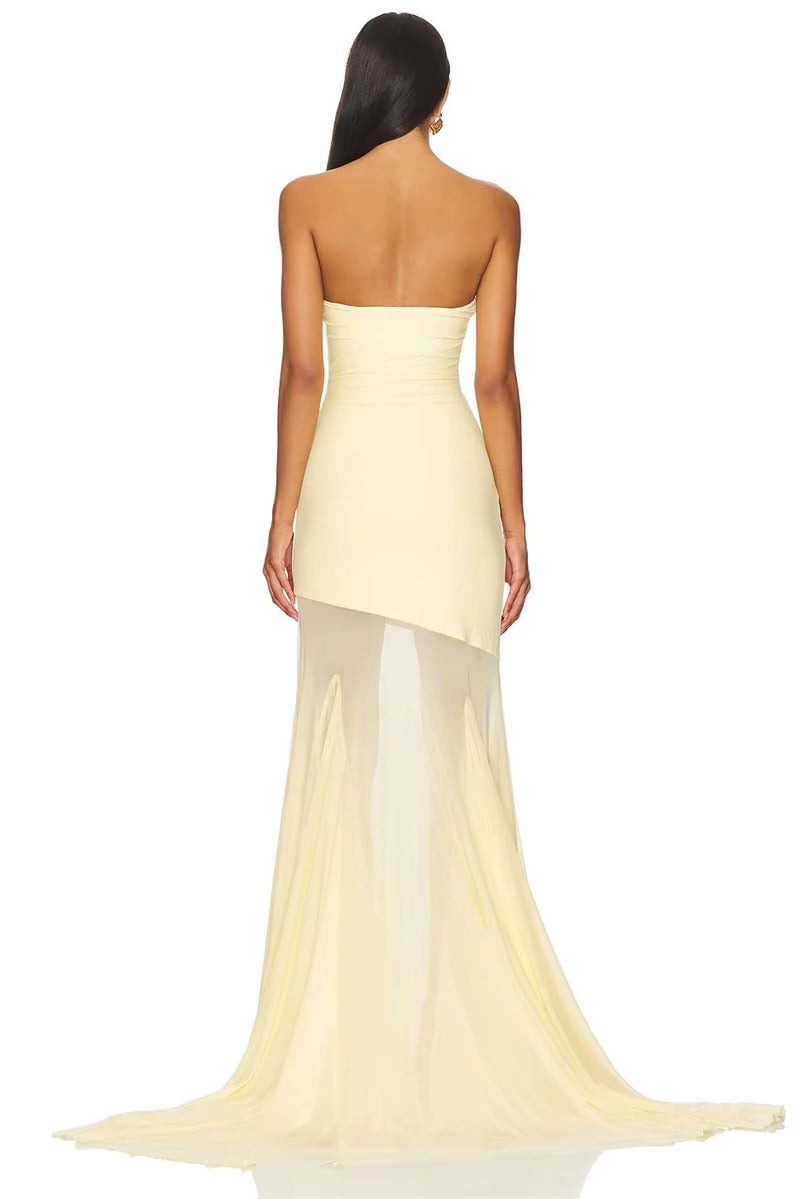 Off-shoulder Strapless Sexy Maxi Dress