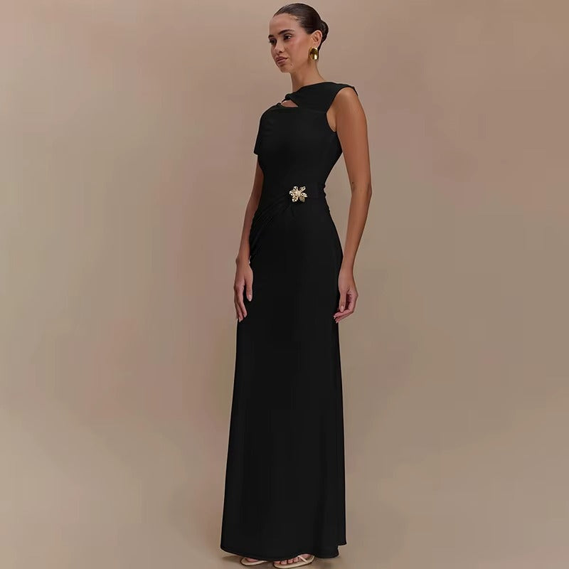 Lucy Hollow Out Backless Sexy Maxi Dress