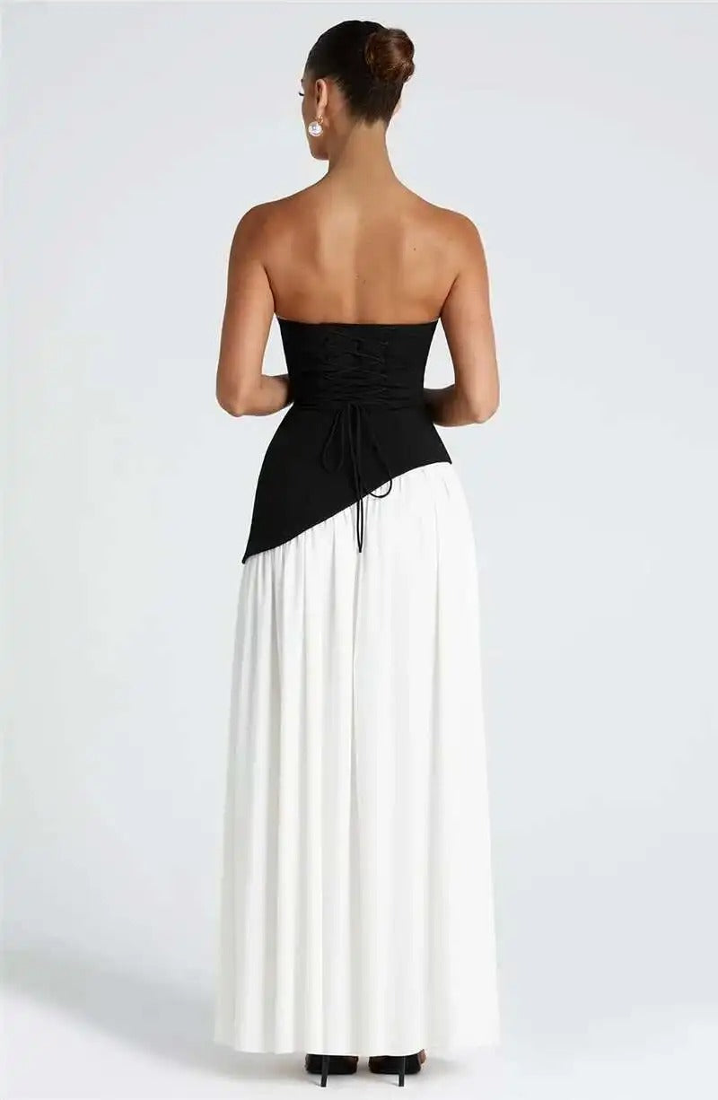 Alison Strapless Off-shoulder Sexy Maxi Dress