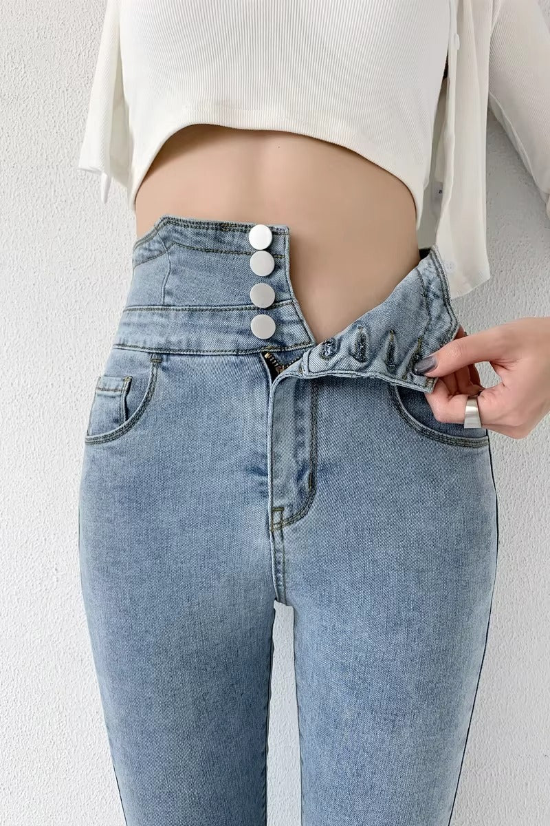 Y2K High Waist Skinny Jeans
