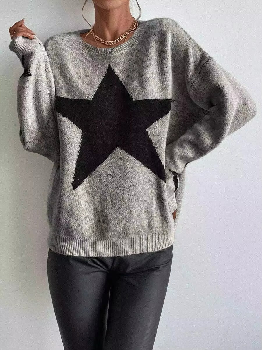Autumn & Winter Women’s Elegant Wool Knitted Pullover