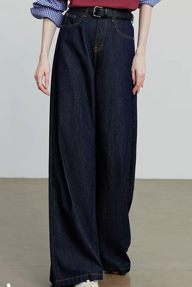 Loose Curved Banana Pants for Autumn Outfits