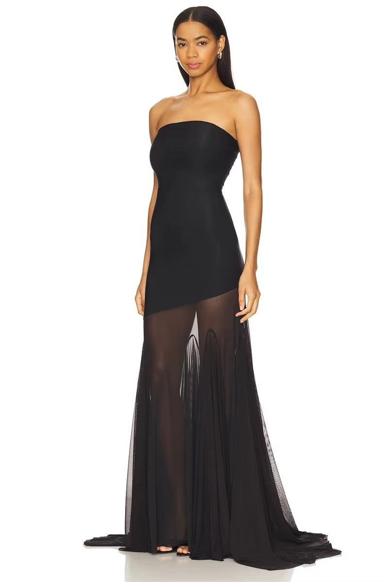 Off-shoulder Strapless Sexy Maxi Dress