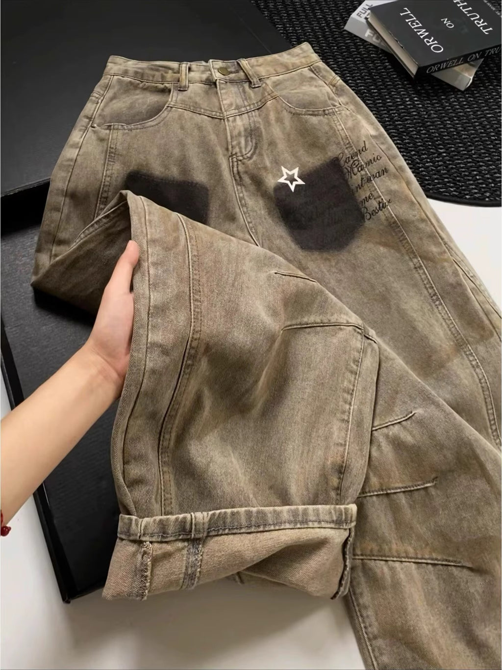 American Retro Wide Leg Jeans