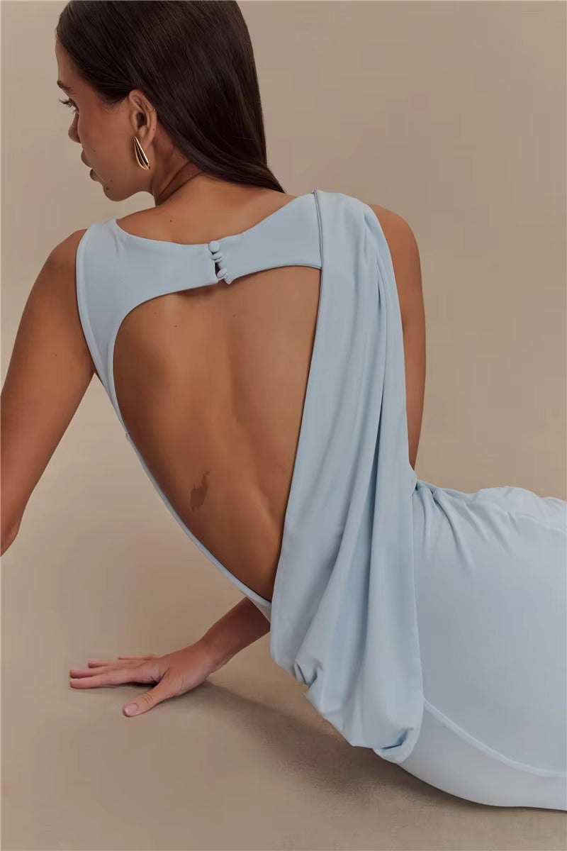 Affordable Backless Maxi Dress for Prom & Formal Events | US & Worldwide Shipping