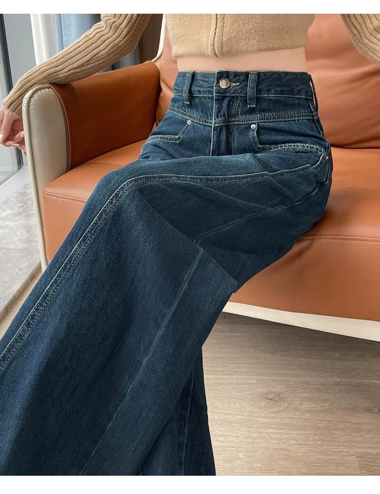 American High Street Wide Leg Jeans Outfit