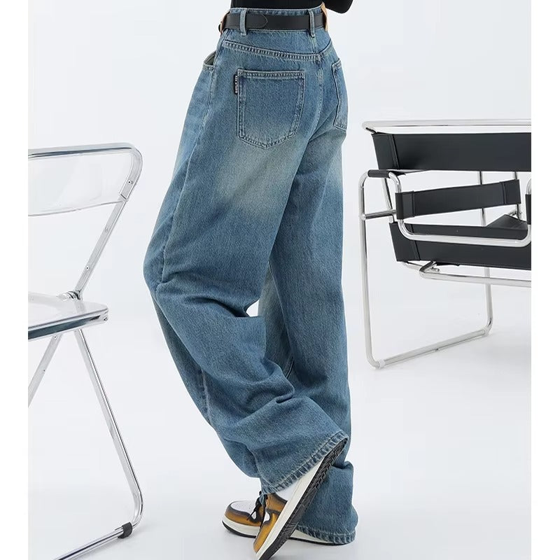 High Waisted 90s Baggy Wide Leg Jeans