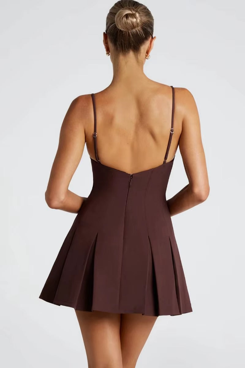 Affordable Backless A-Line Mini Dress for Homecoming & Party Style | US & Worldwide Shipping