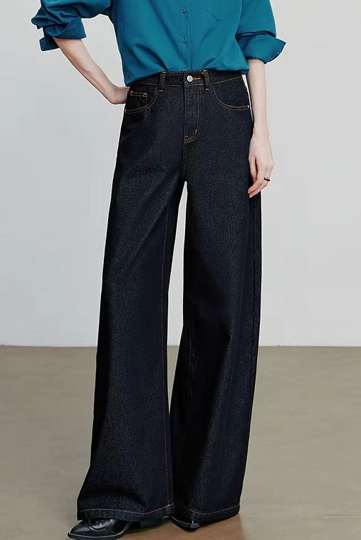 Loose Curved Banana Pants for Autumn Outfits