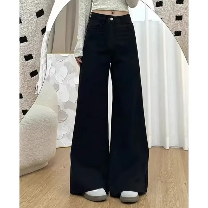 Girls Chic Baggy Wide Leg Jeans