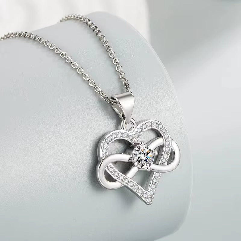 Affordable Zircon Heart Necklace for Valentine’s Day | US & Worldwide Shipping