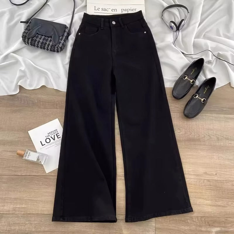 Girls Chic Baggy Wide Leg Jeans