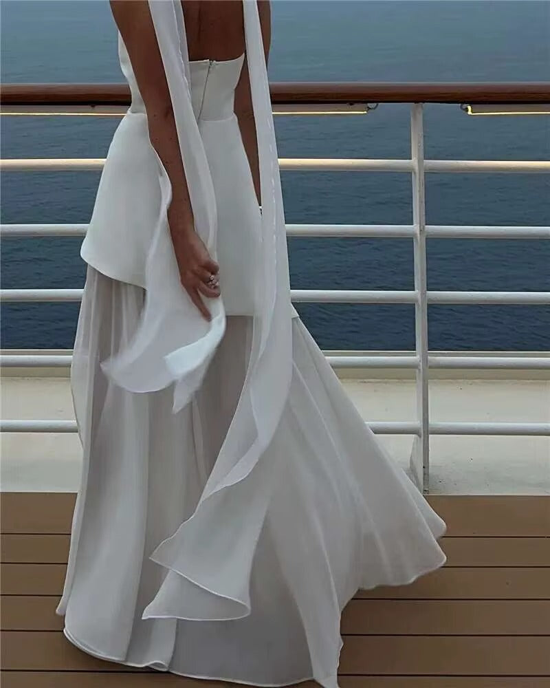 Karen Strapless Sexy Maxi Dress