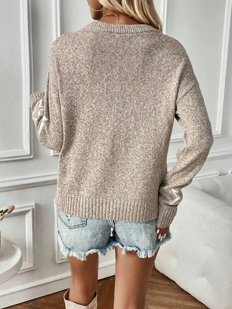 Fashionable & Elegant Round-Neck Women’s Sweater