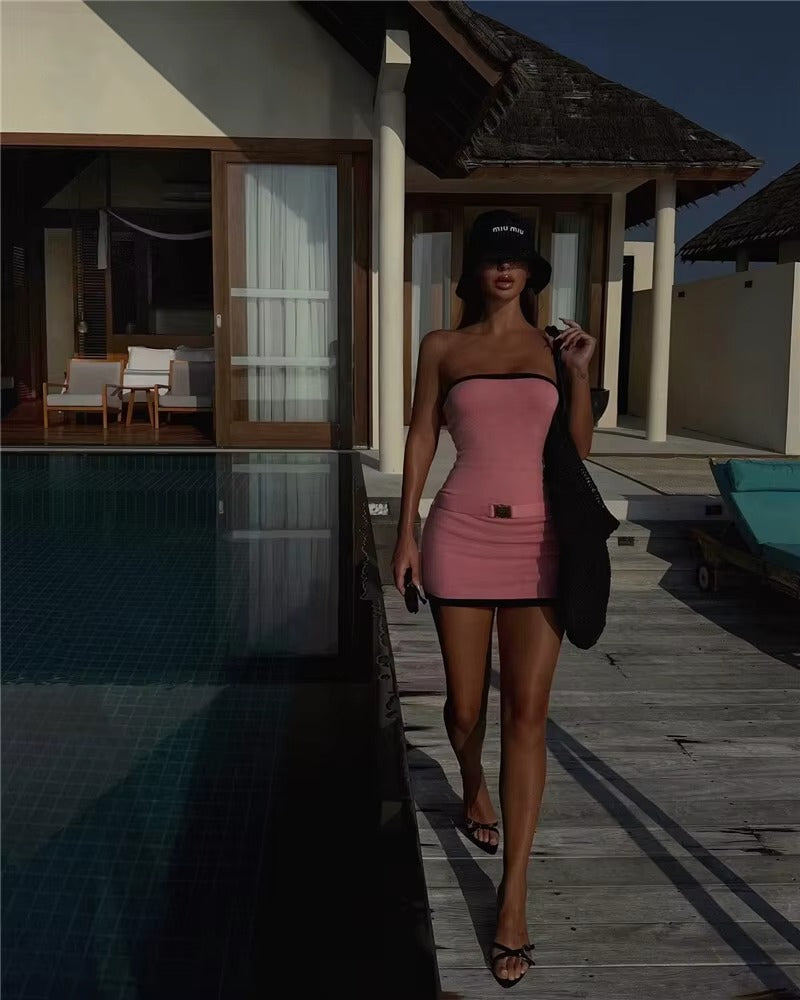 Lydia Strapless Sexy Knit Dress