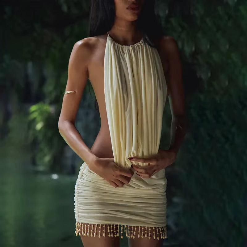 Affordable Backless Mini Dress for Summer Club Nights | US & Worldwide Shipping