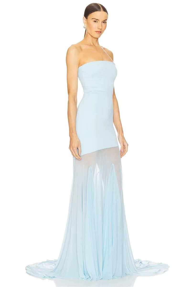 Off-shoulder Strapless Sexy Maxi Dress