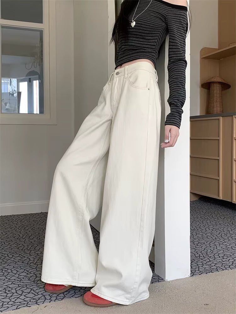 Y2K High Waisted Wide Leg Pants