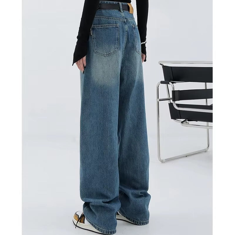 High Waisted 90s Baggy Wide Leg Jeans