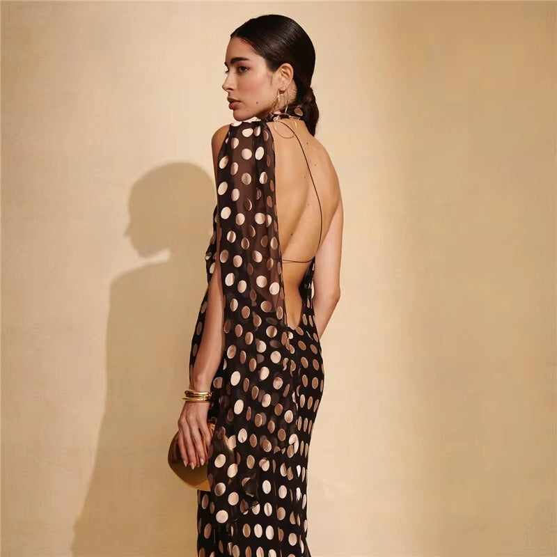 Affordable Plaid Maxi Dress for Elegant Evening & Club Style | US & Worldwide Shipping