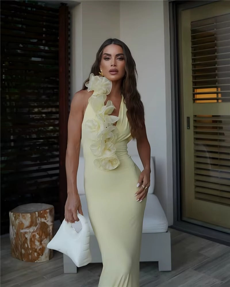 Affordable Mesh Maxi Dress for Graduation & Evening Events | US & Worldwide Shipping