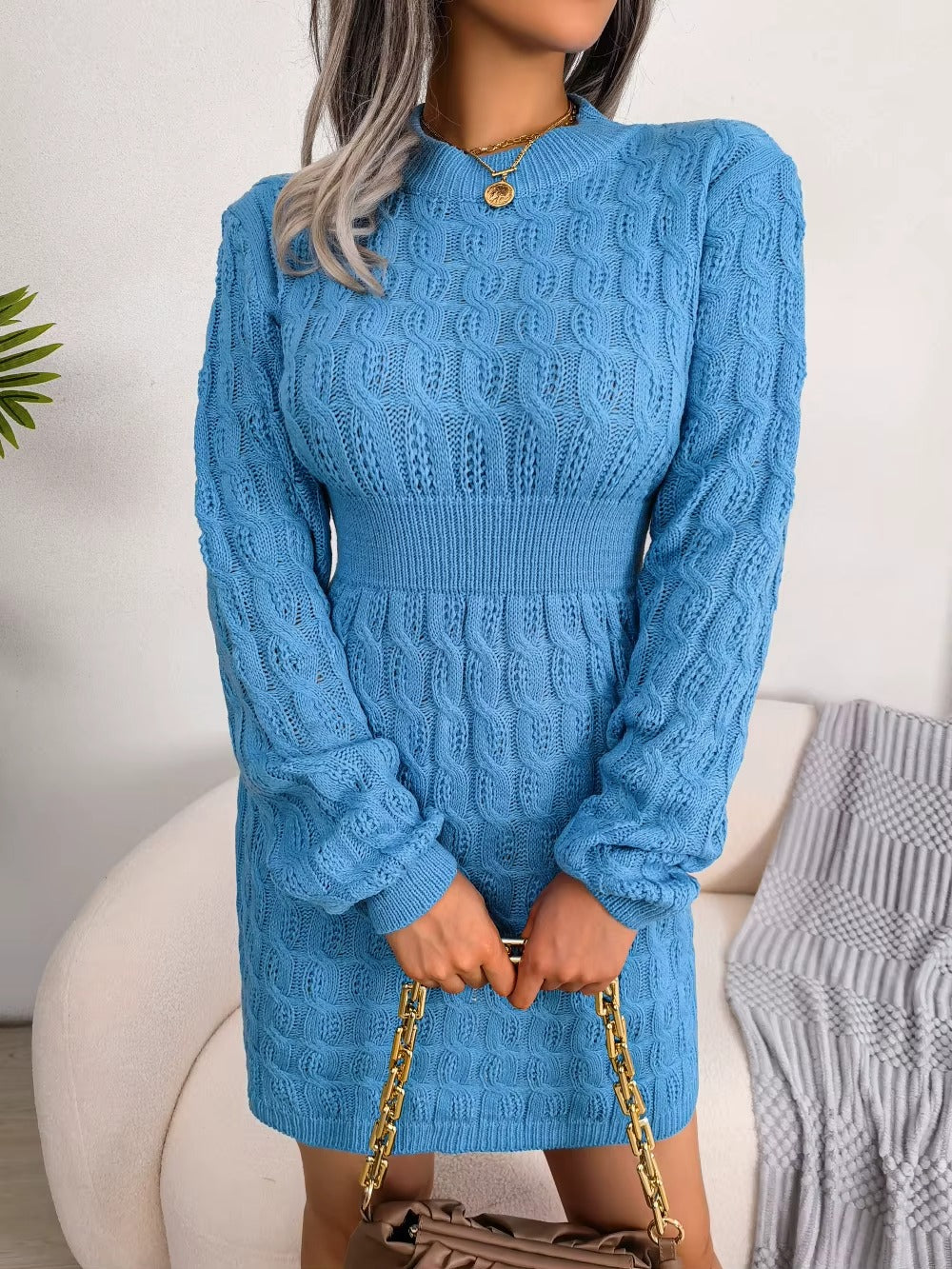 Cozy & Chic Sweater Dress Outfit