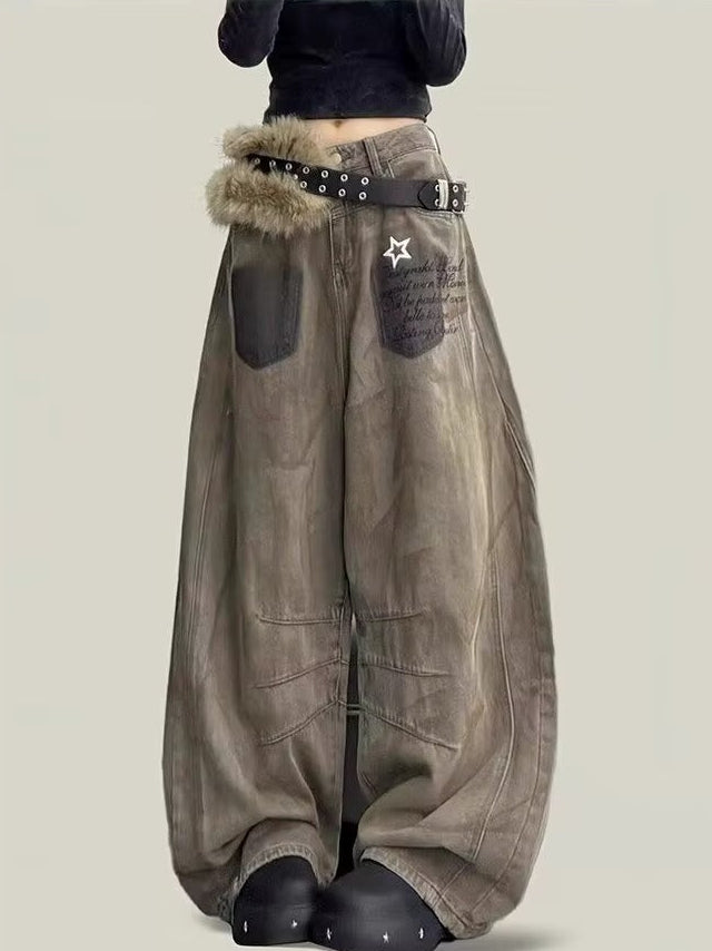 American Retro Wide Leg Jeans