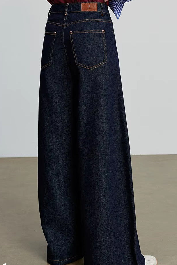 Loose Curved Banana Pants for Autumn Outfits