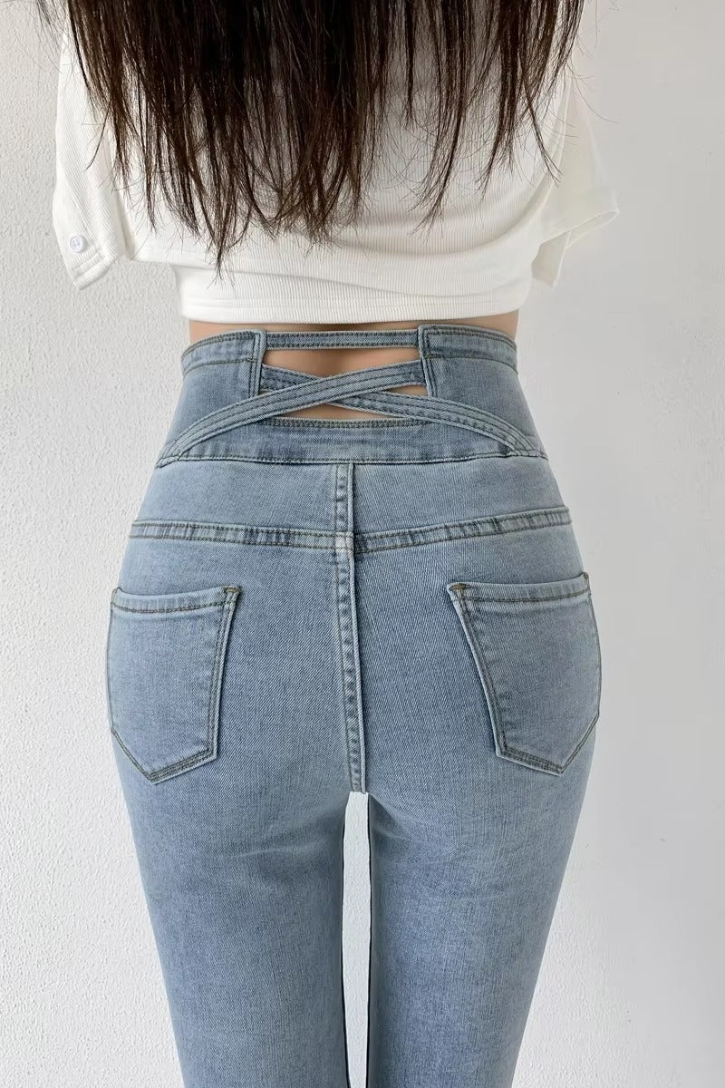 Y2K High Waist Skinny Jeans