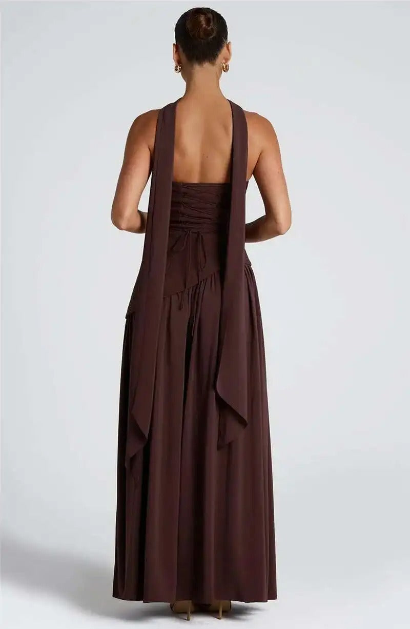 Alison Strapless Off-shoulder Sexy Maxi Dress