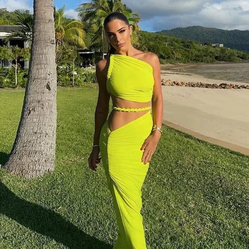 Stella Green Sexy Two Piece Set