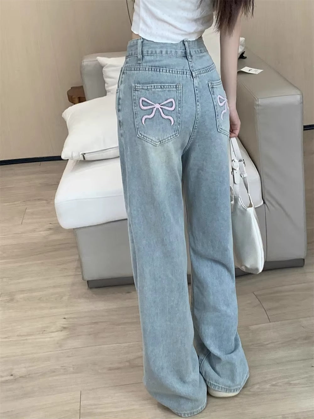 Slimming Wide Leg Jeans