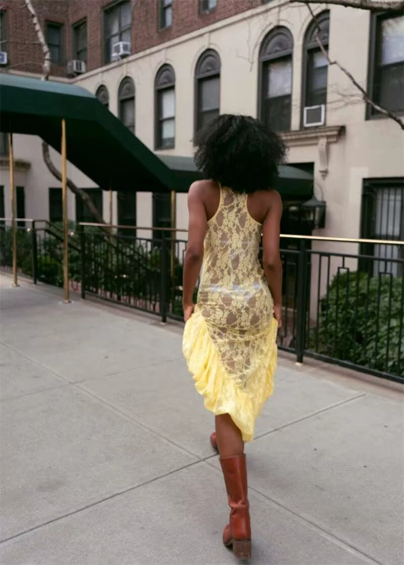 Affordable Lace Midi Dress for Wedding Guests | US & Worldwide Shipping