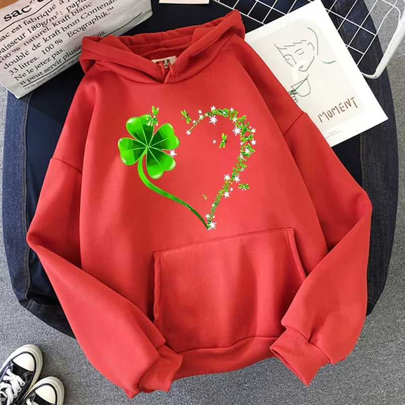 Woman Casual Fall Winter Graphic Print Hoodie