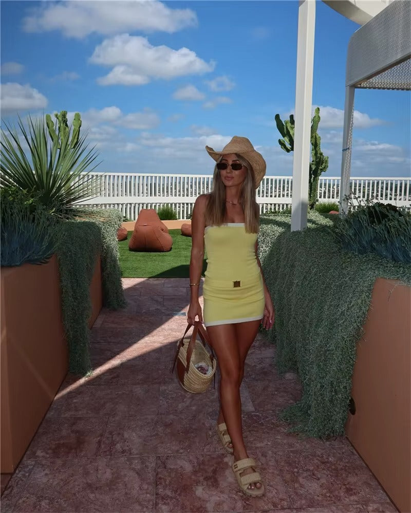 Lydia Strapless Sexy Knit Dress