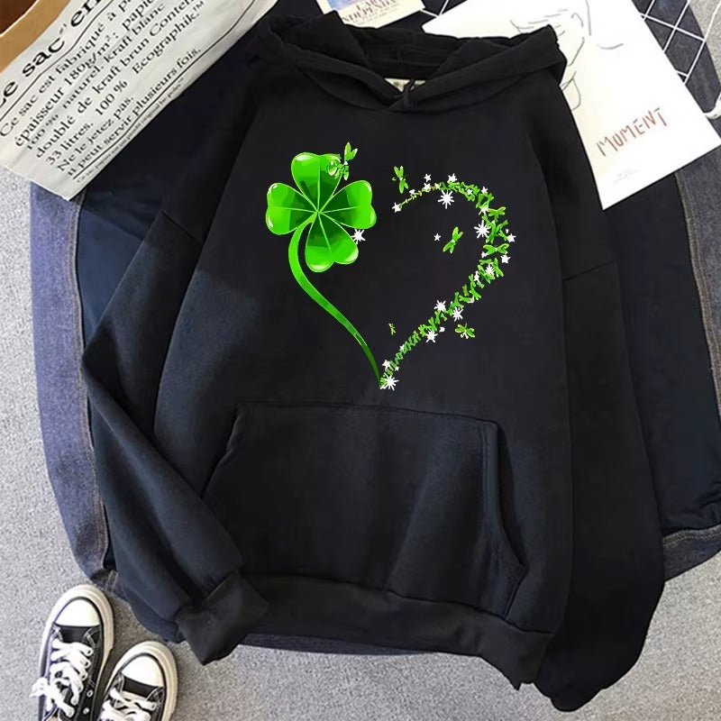 Woman Casual Fall Winter Graphic Print Hoodie