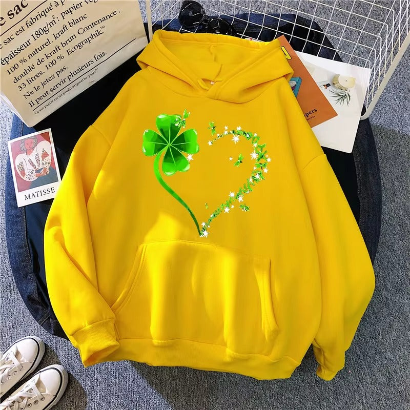 Woman Casual Fall Winter Graphic Print Hoodie